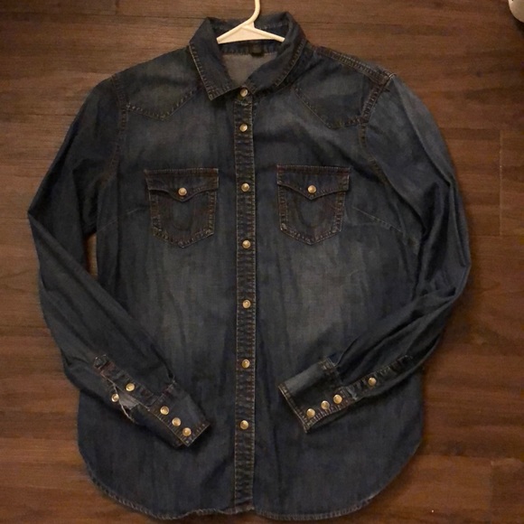 true religion denim shirts